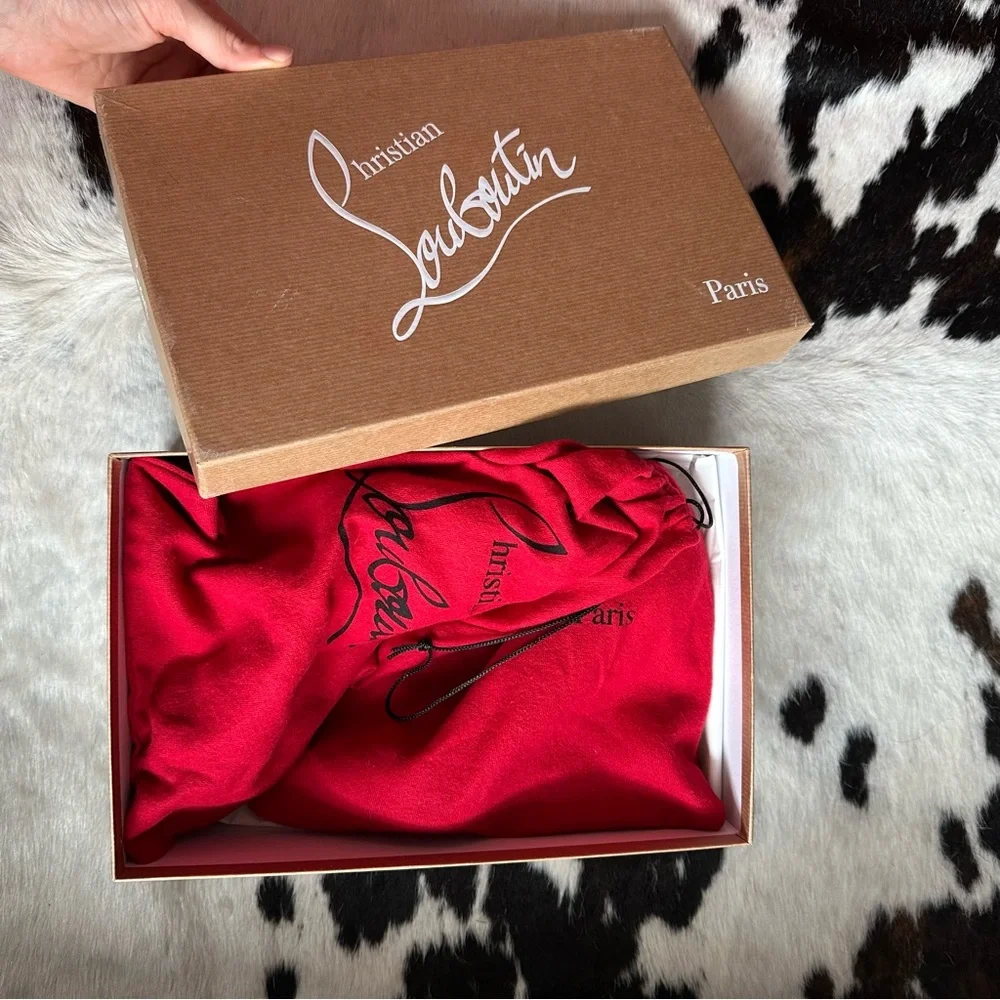 Christian Louboutin Black Leather Pigalle Follies 100mm Heels 39 - Picture 10 of 10